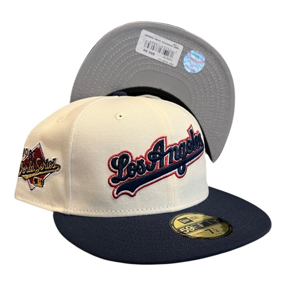New Era Los Angeles Dodgers 59FIFTY Fitted Hat Cap 1988 World Series Patch